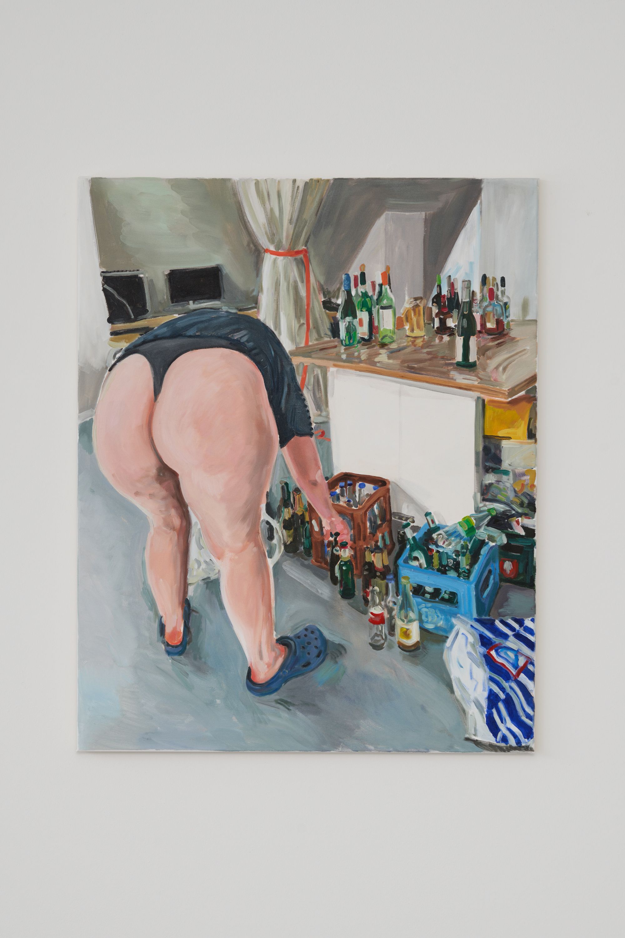 Elizabeth Ravn, Tidy, 2023, Oil on canvas, 100 ⁠× ⁠80 ⁠⁠cm