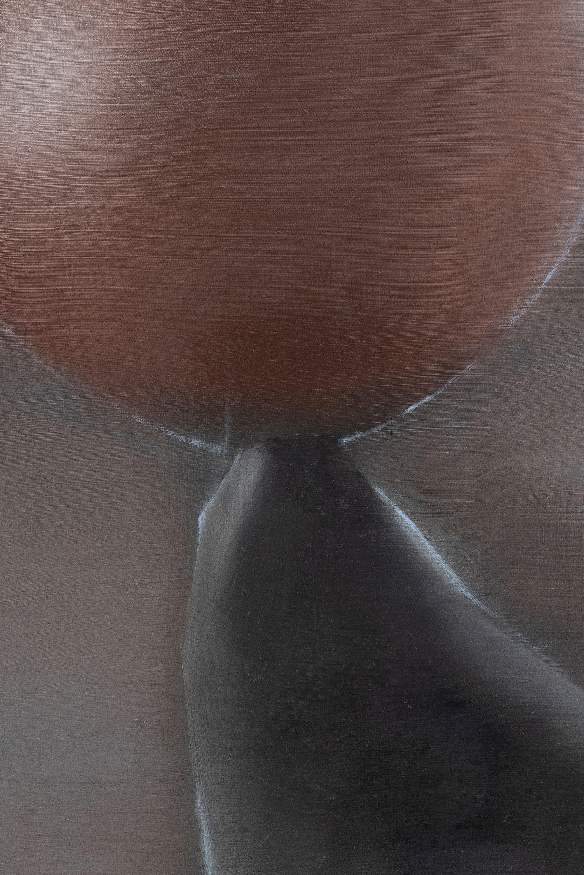 Mariann Metsis, hüljes VI (detail), 2024, Oil on canvas, 40 ⁠× ⁠30 ⁠⁠cm