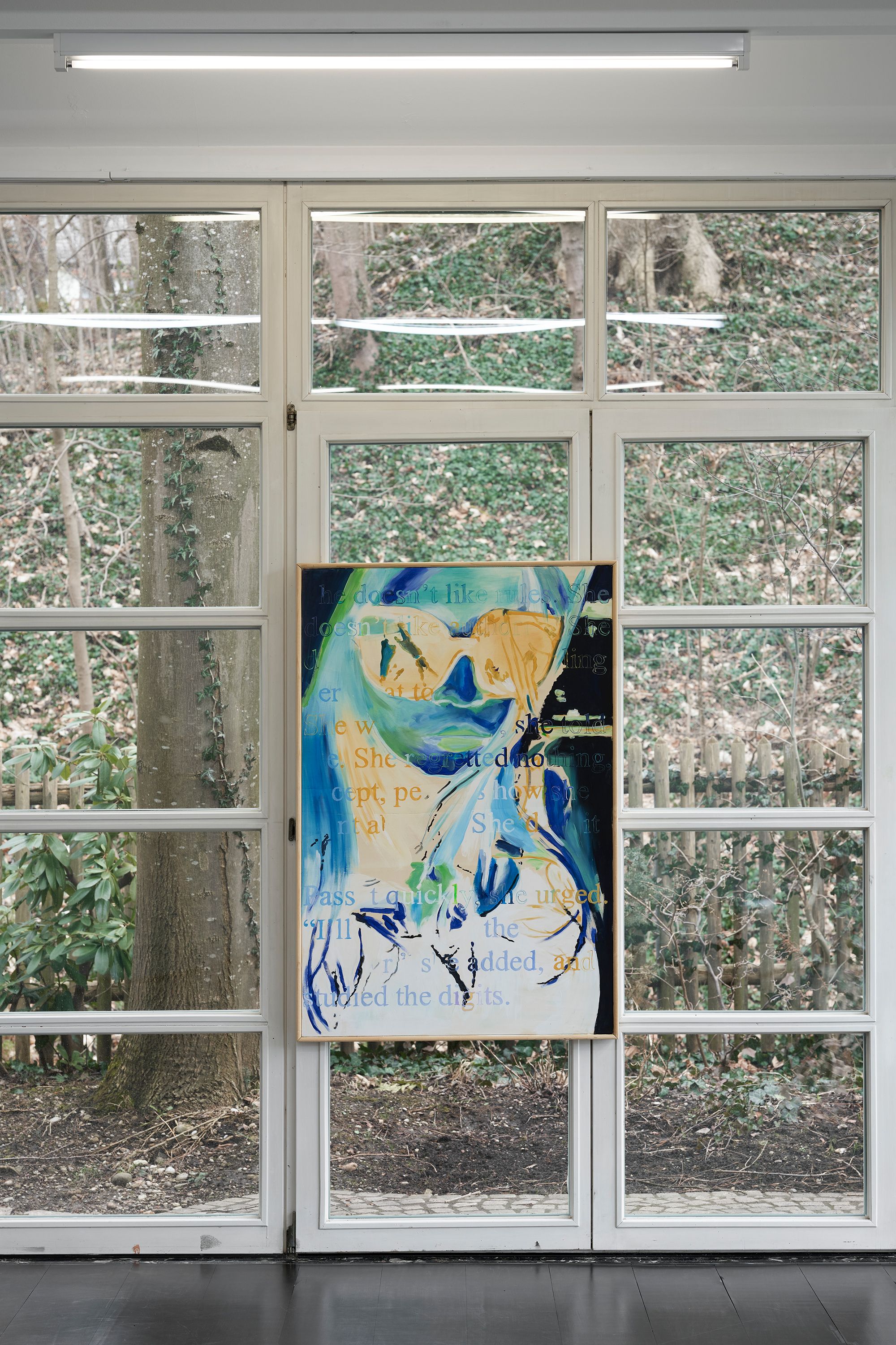 Sophie Gogl, Anna III, 2019, Acrylic on wood, 120 ⁠× ⁠80 ⁠⁠cm