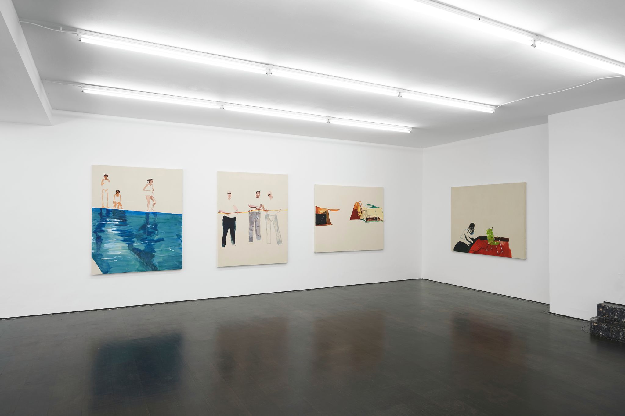 Installation view, Brenda Draney, Break, Deborah Schamoni, 2020