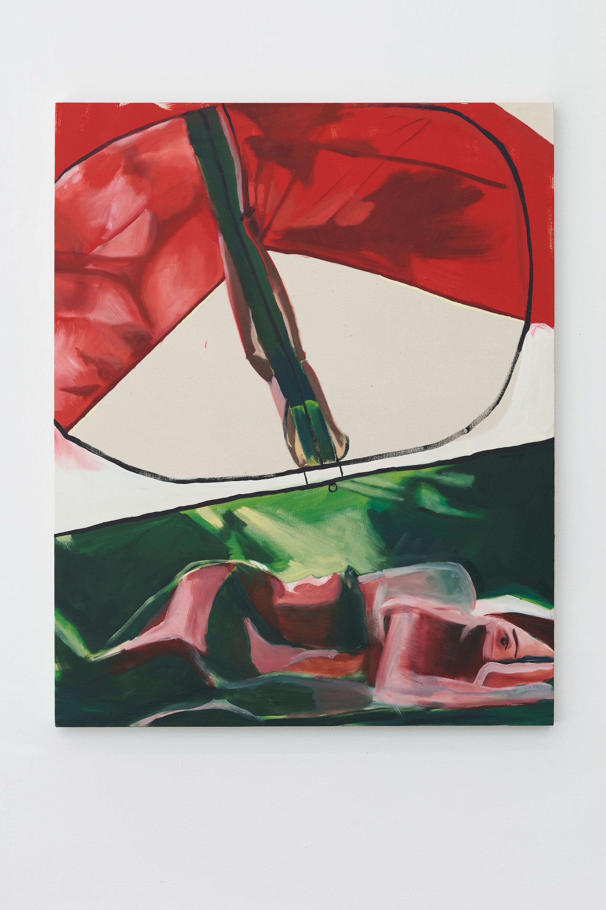 Brenda Draney, Pensive, 2020, Oil on canvas, 152 ⁠× ⁠122 ⁠⁠cm
