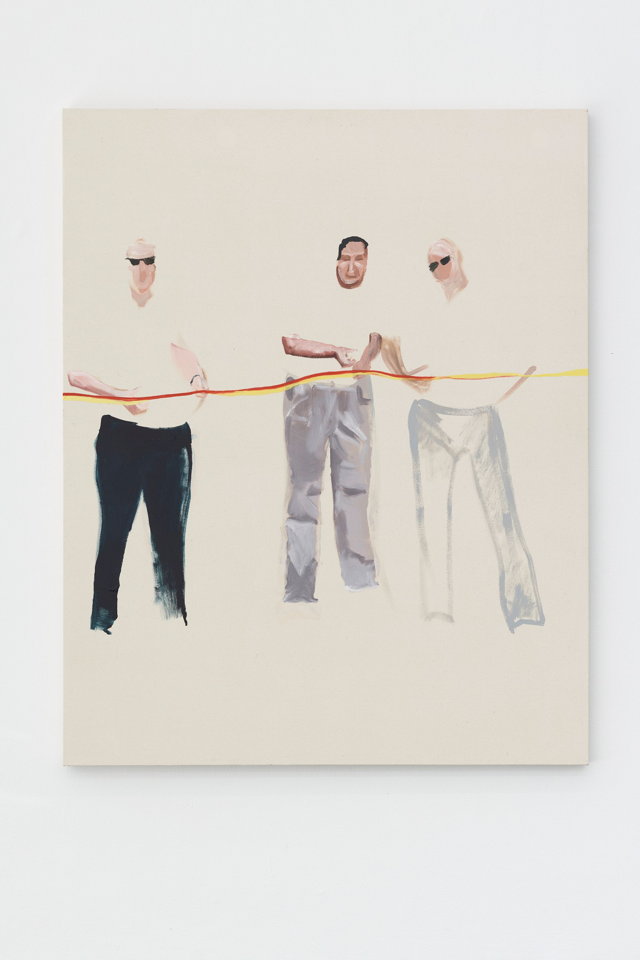 Brenda Draney, Ribbon 1, 2020, Oil on canvas, 152 ⁠× ⁠122 ⁠⁠cm