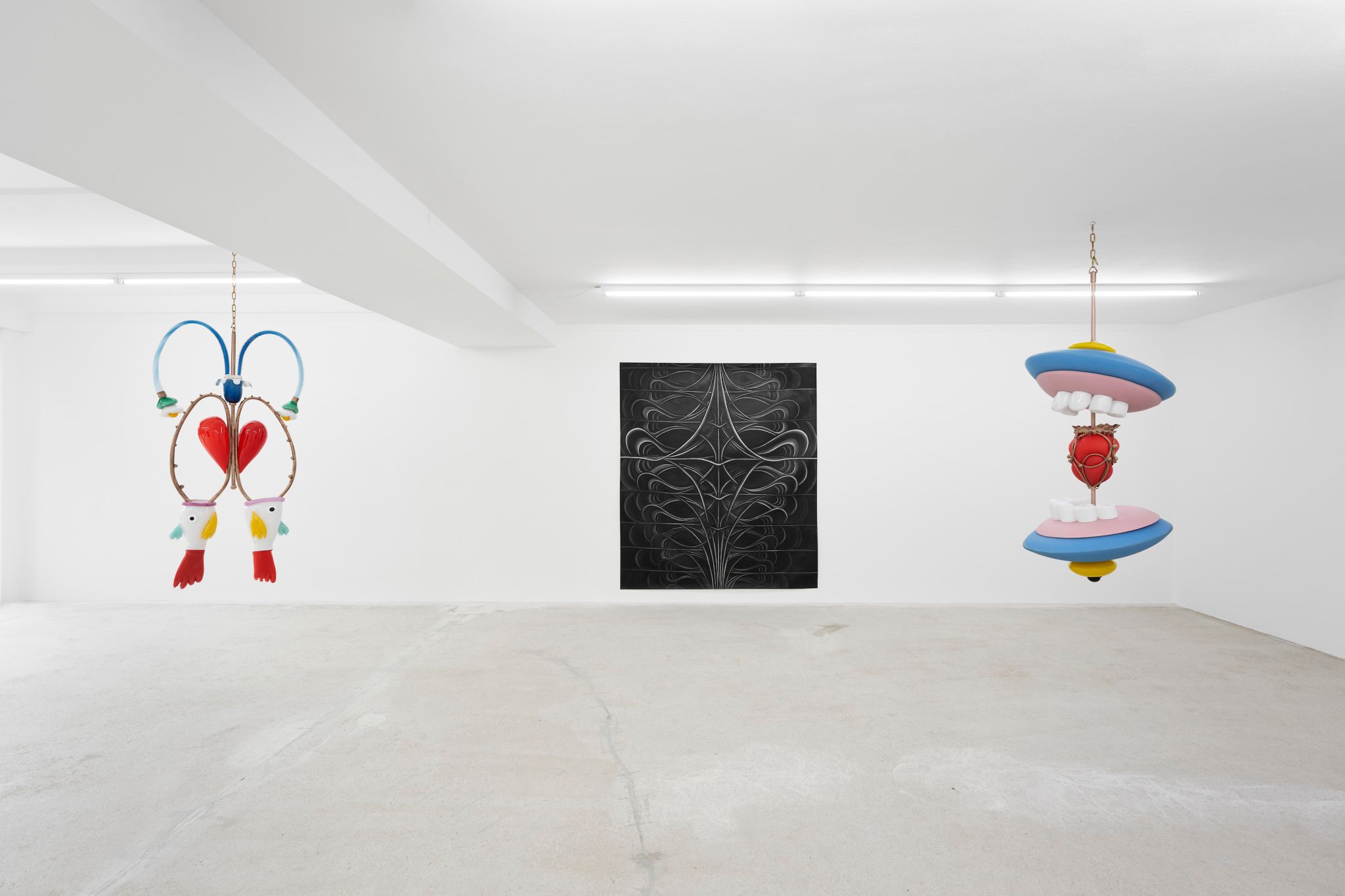 Installation view, Eric Sidner, Capillary Refill, Deborah Schamoni, 2022