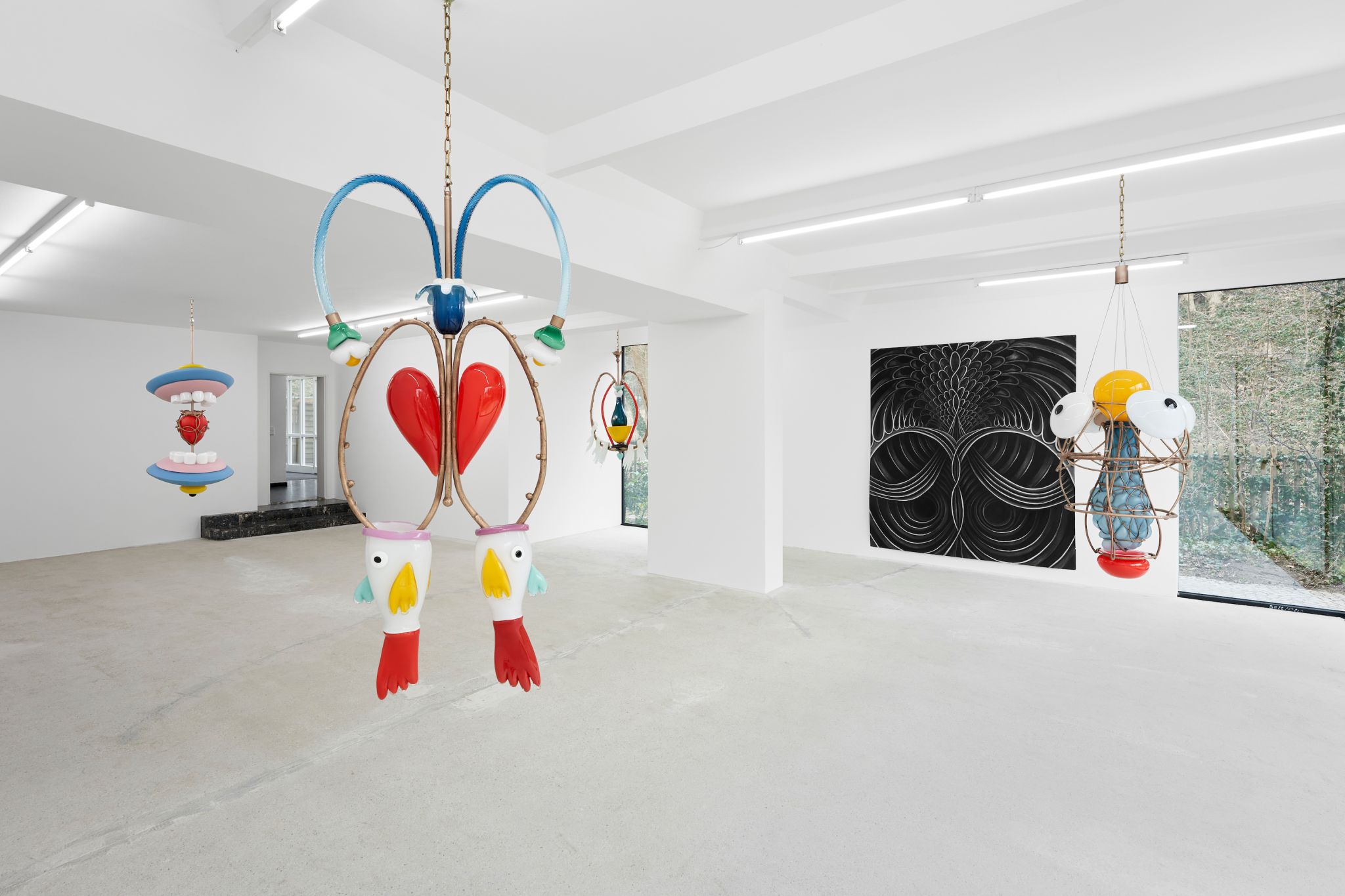 Installation view, Eric Sidner, Capillary Refill, Deborah Schamoni, 2022