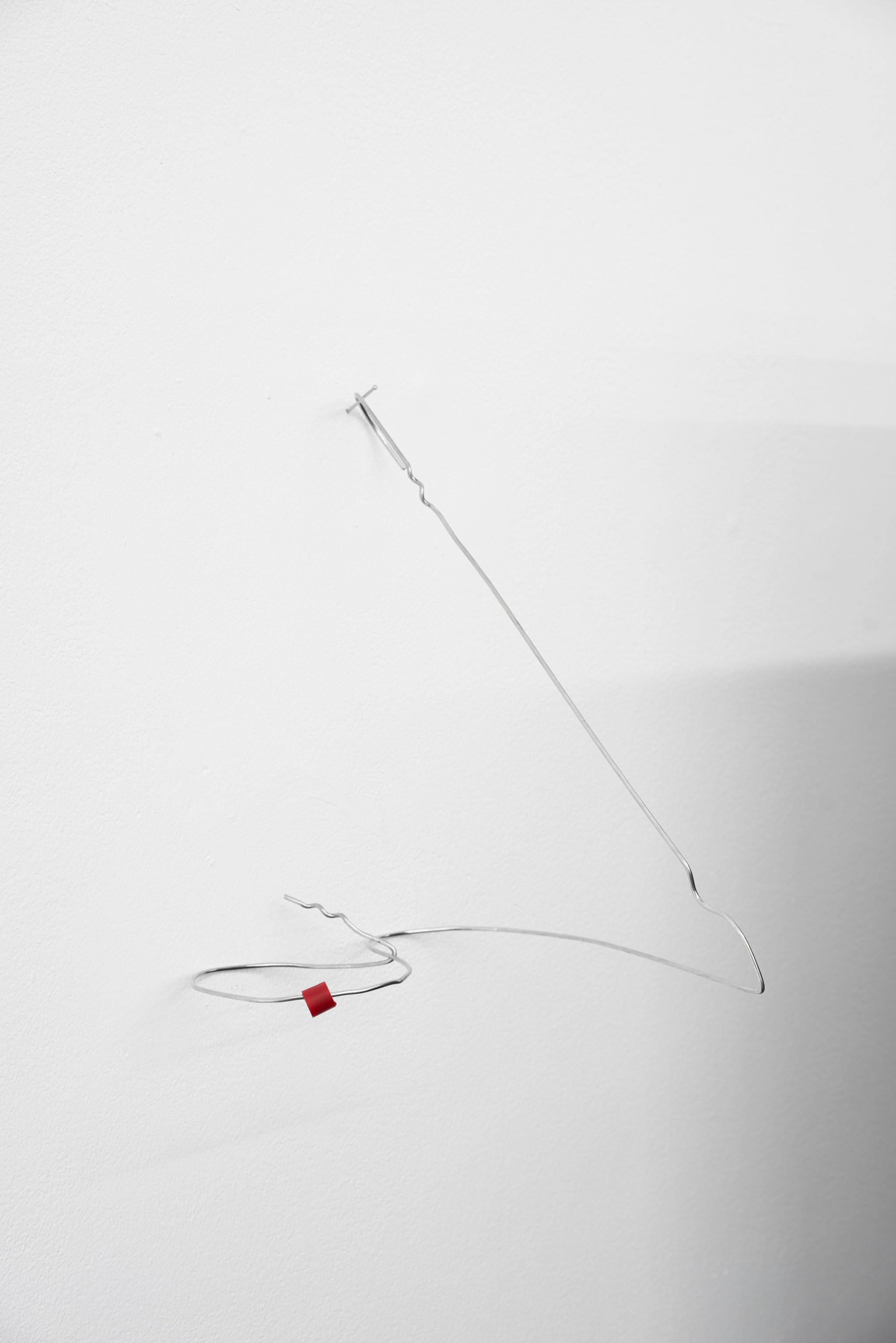 Davide Stucchi, Naso (Pisello) V, 2017, Aluminum hanger, 25 ⁠× ⁠19 ⁠× ⁠26 ⁠⁠cm