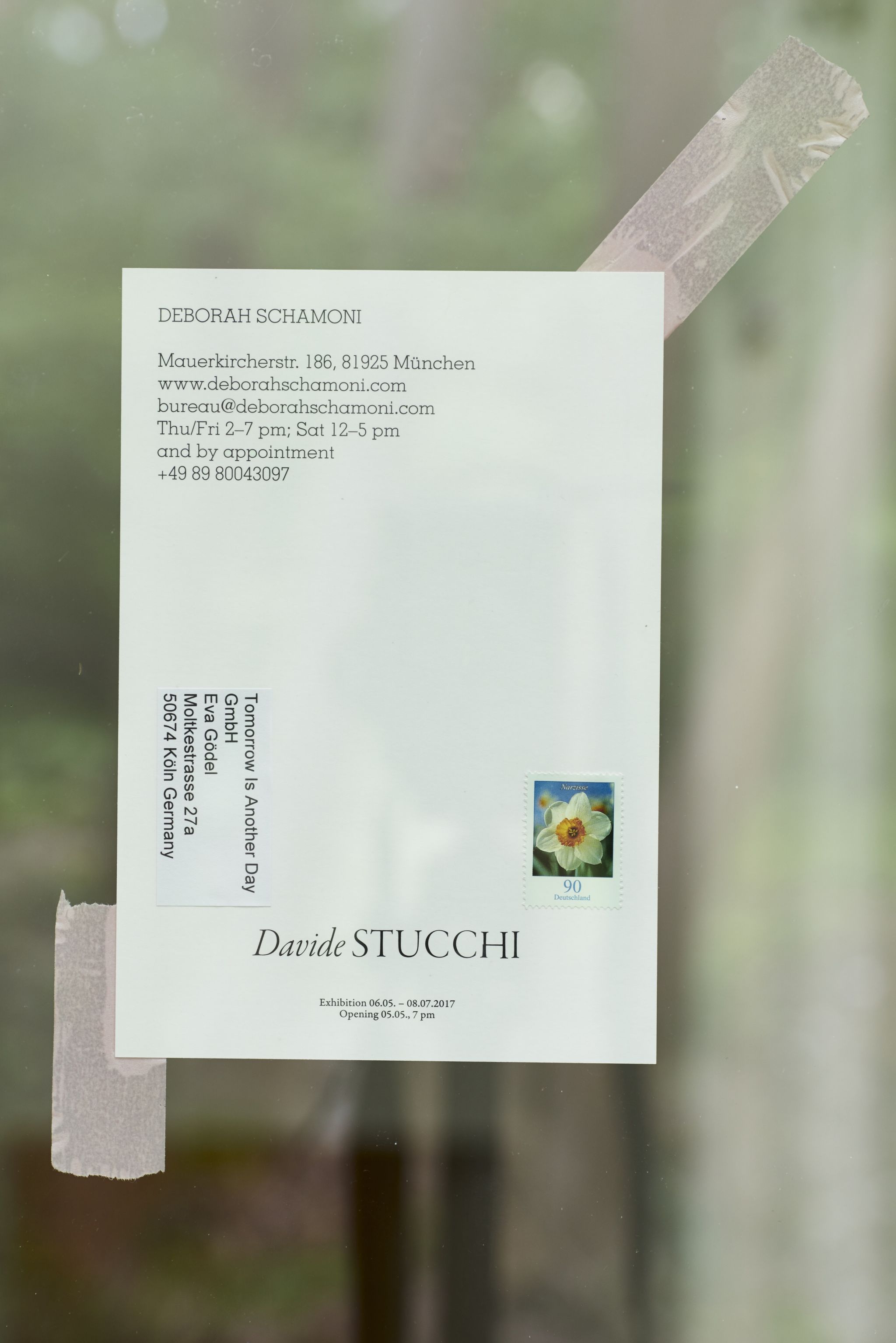 Davide Stucchi, Tomorrow is another day, 2017, Unsent postcard, 17 ⁠× ⁠12 ⁠⁠cm