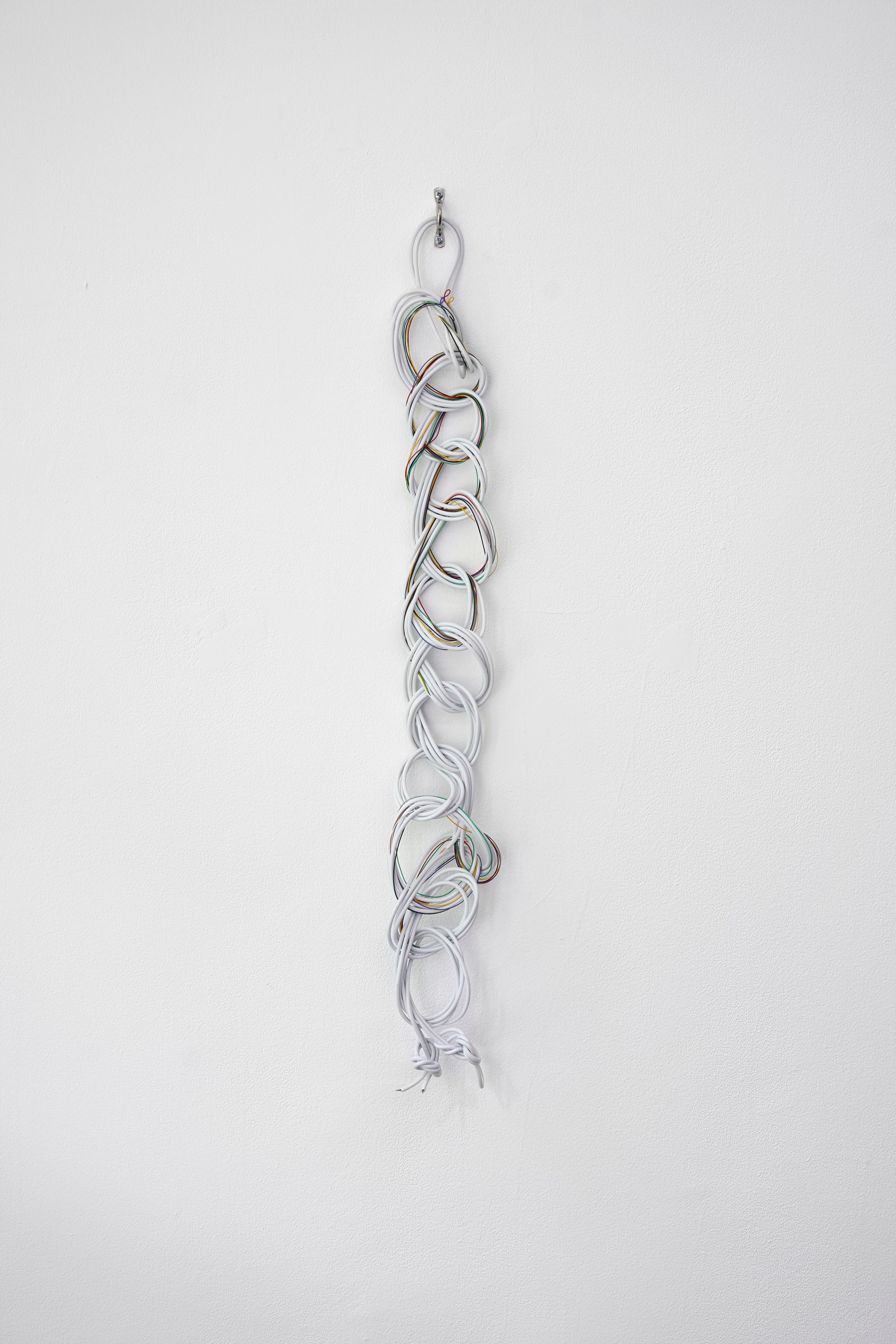 Diamond Stingily, Double Dutchess, 2018, Telephone cord, 95 ⁠× ⁠9 ⁠× ⁠2 ⁠⁠cm