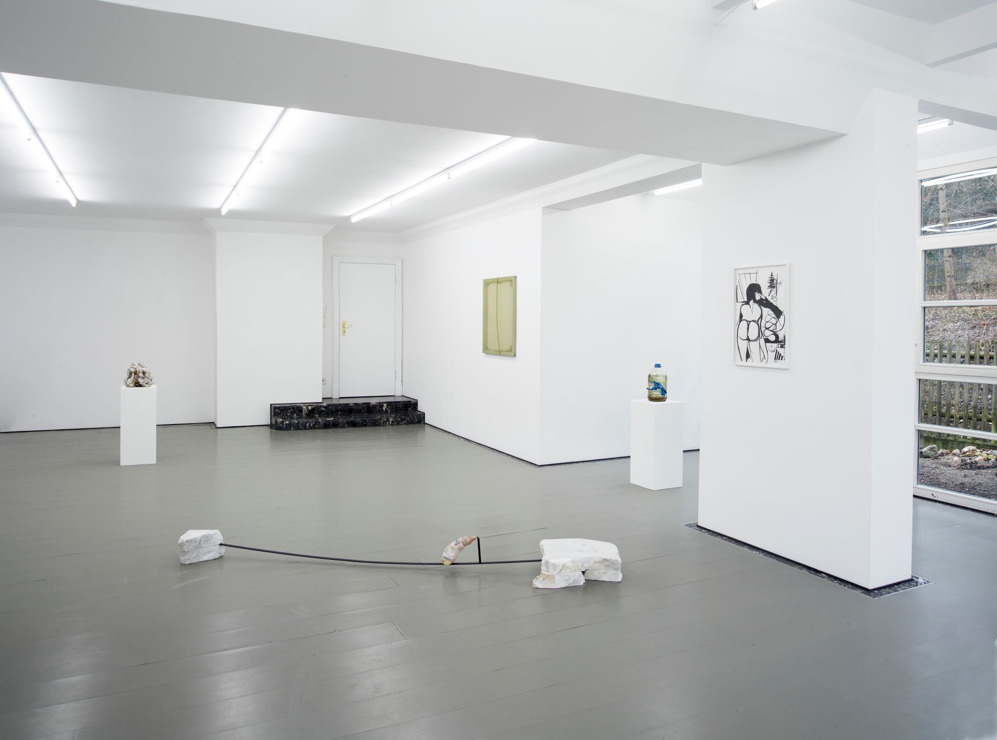 Installation view, DIE MARMORY SHOW, Deborah Schamoni, 2014