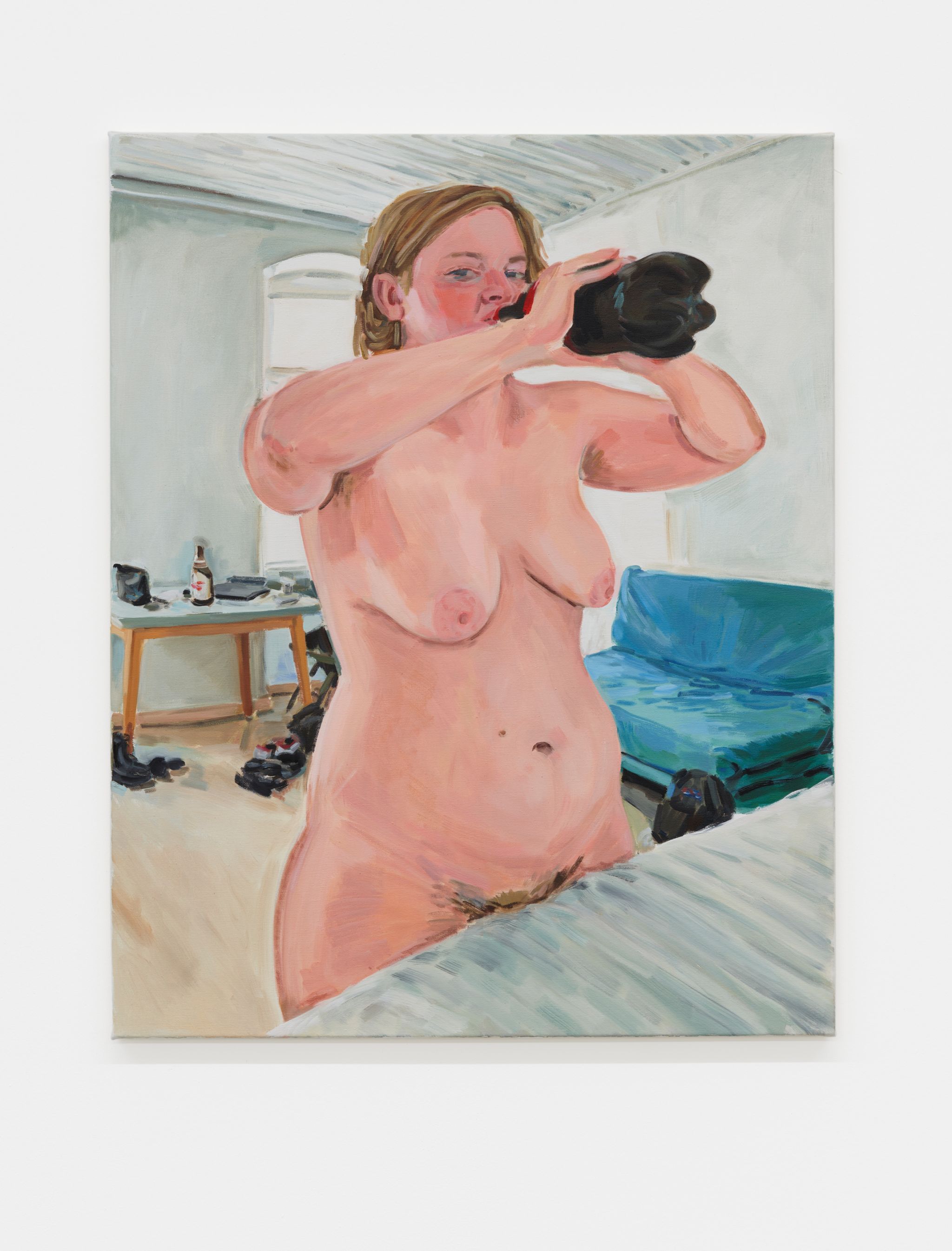 Elizabeth Ravn, Morning after dark, 2023, Oil on canvas, 100 ⁠× ⁠80 ⁠⁠cm