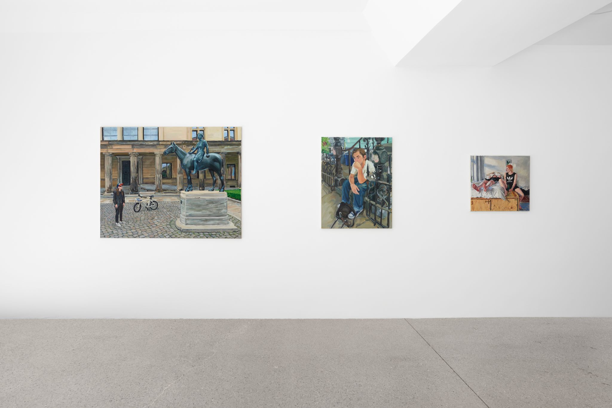 Installation view, Elizabeth Ravn, Downtime, Deborah Schamoni, 2023