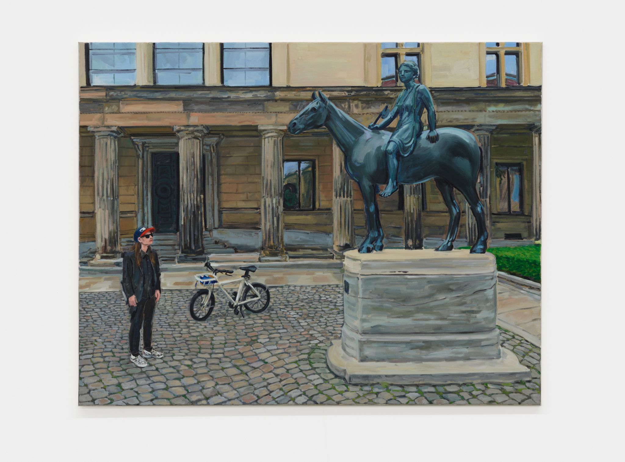 Elizabeth Ravn, Amazon Encounter, 2023, Oil on canvas, 110 ⁠× ⁠140 ⁠⁠cm