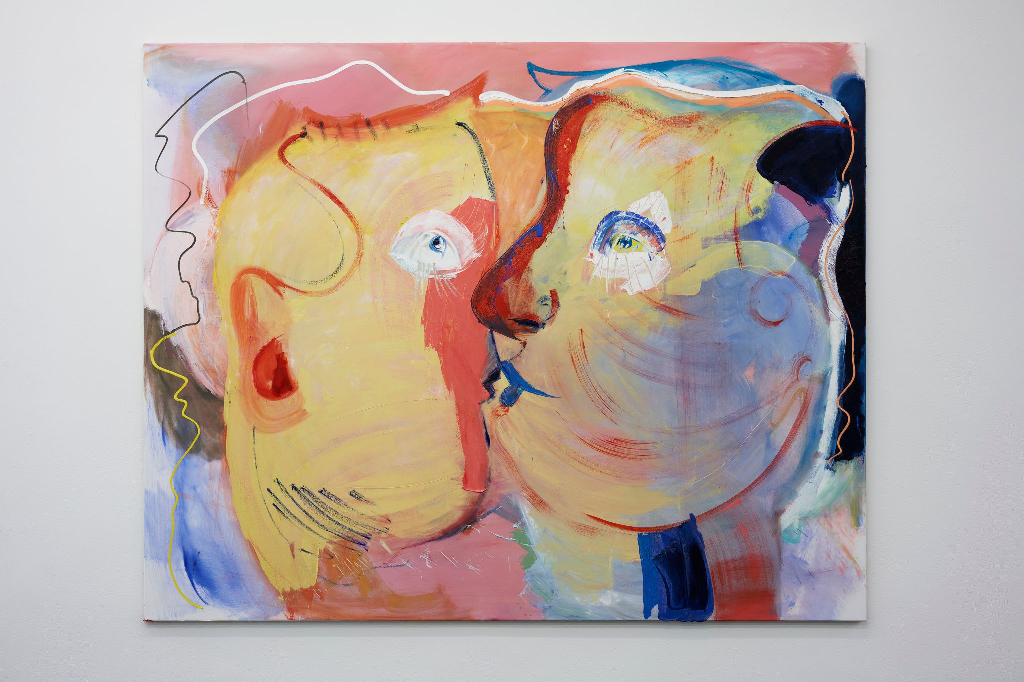 Aileen Murphy, Falling, like a stone, 2020, Oil on canvas, 160 ⁠× ⁠200 ⁠⁠cm