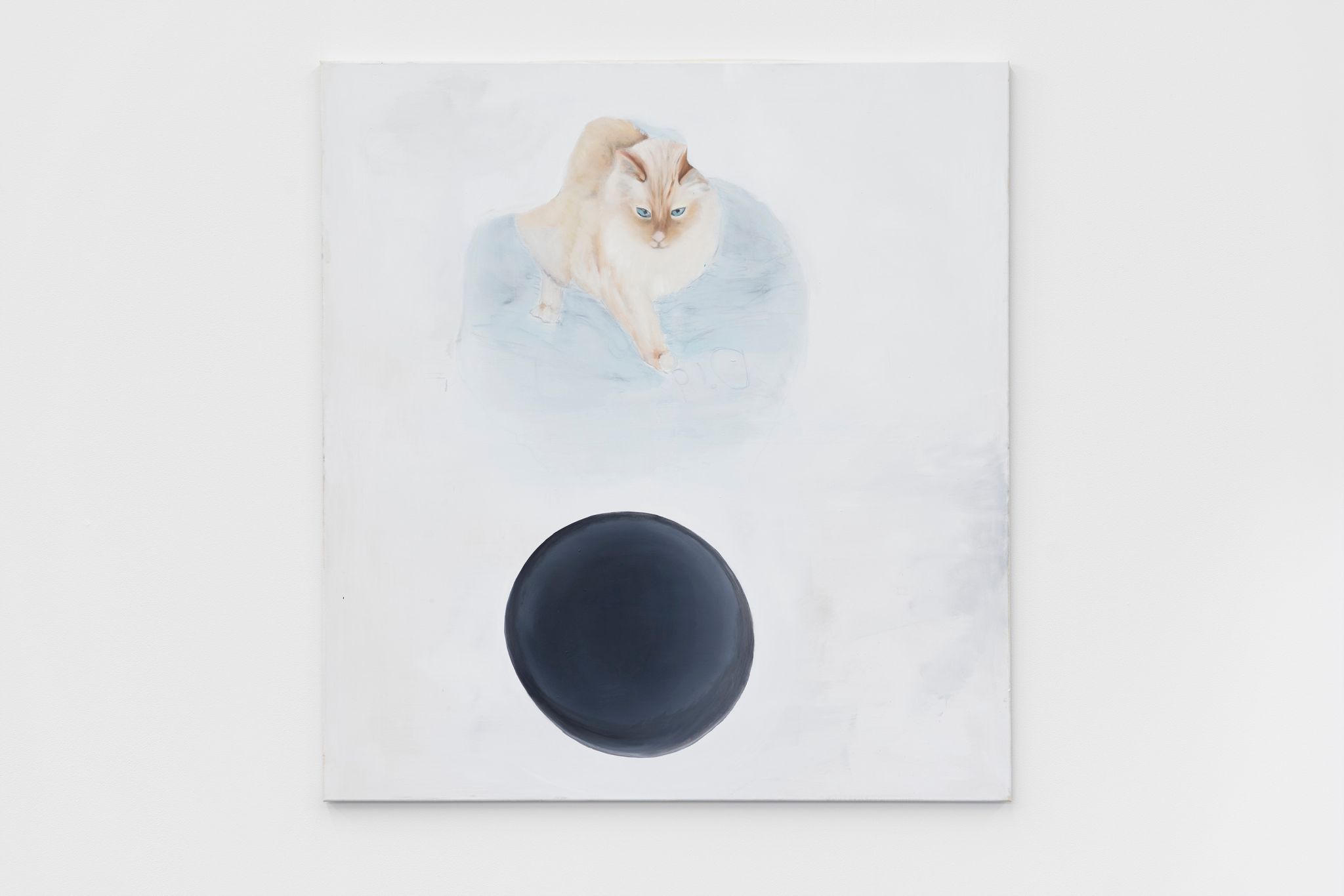 Eric Sidner, Cat’s Ball, 2018, Oil on canvas, 140 ⁠× ⁠130 ⁠⁠cm
