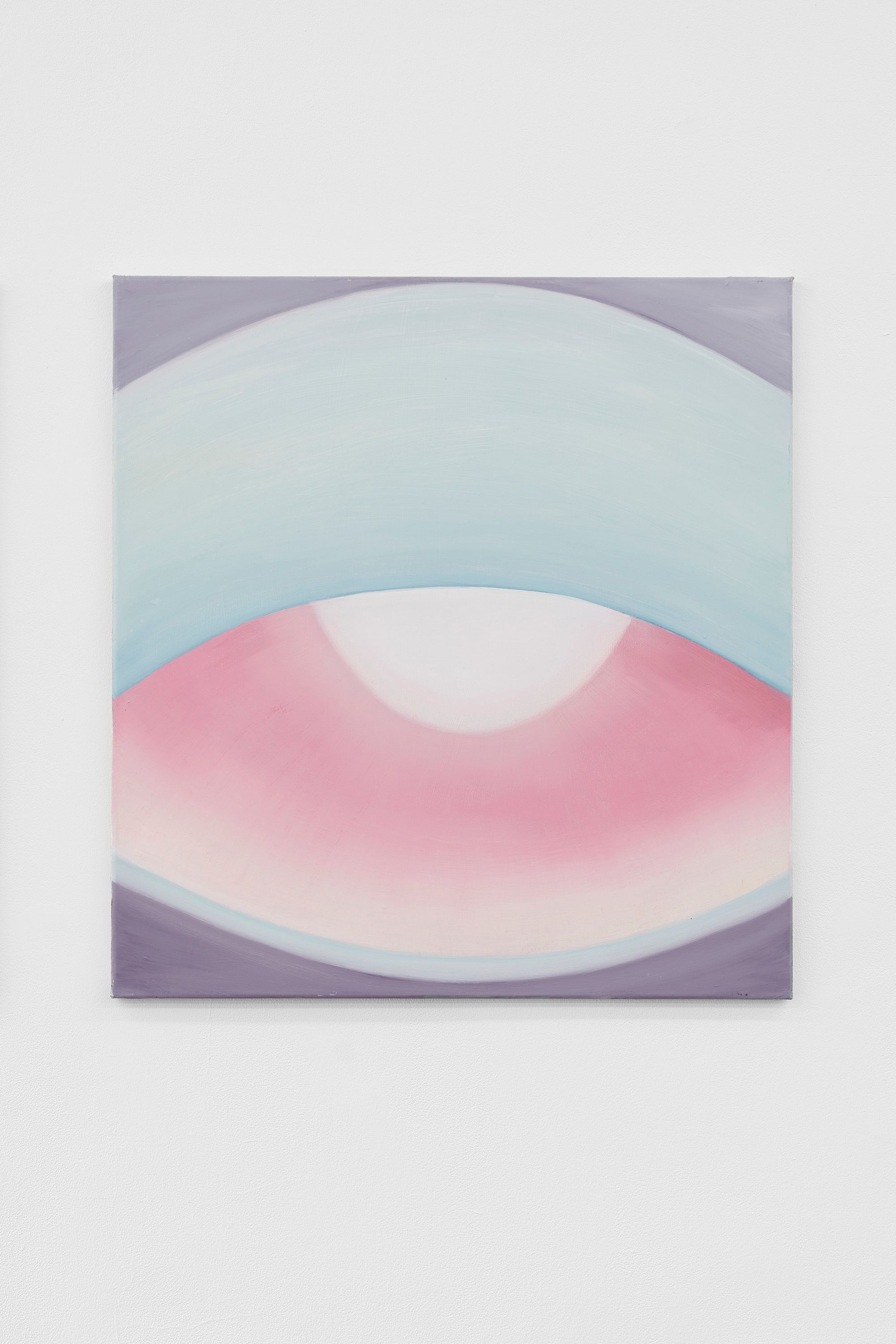 Eric Sidner, Lamp, 2018, Oil on canvas, 80 ⁠× ⁠75 ⁠⁠cm