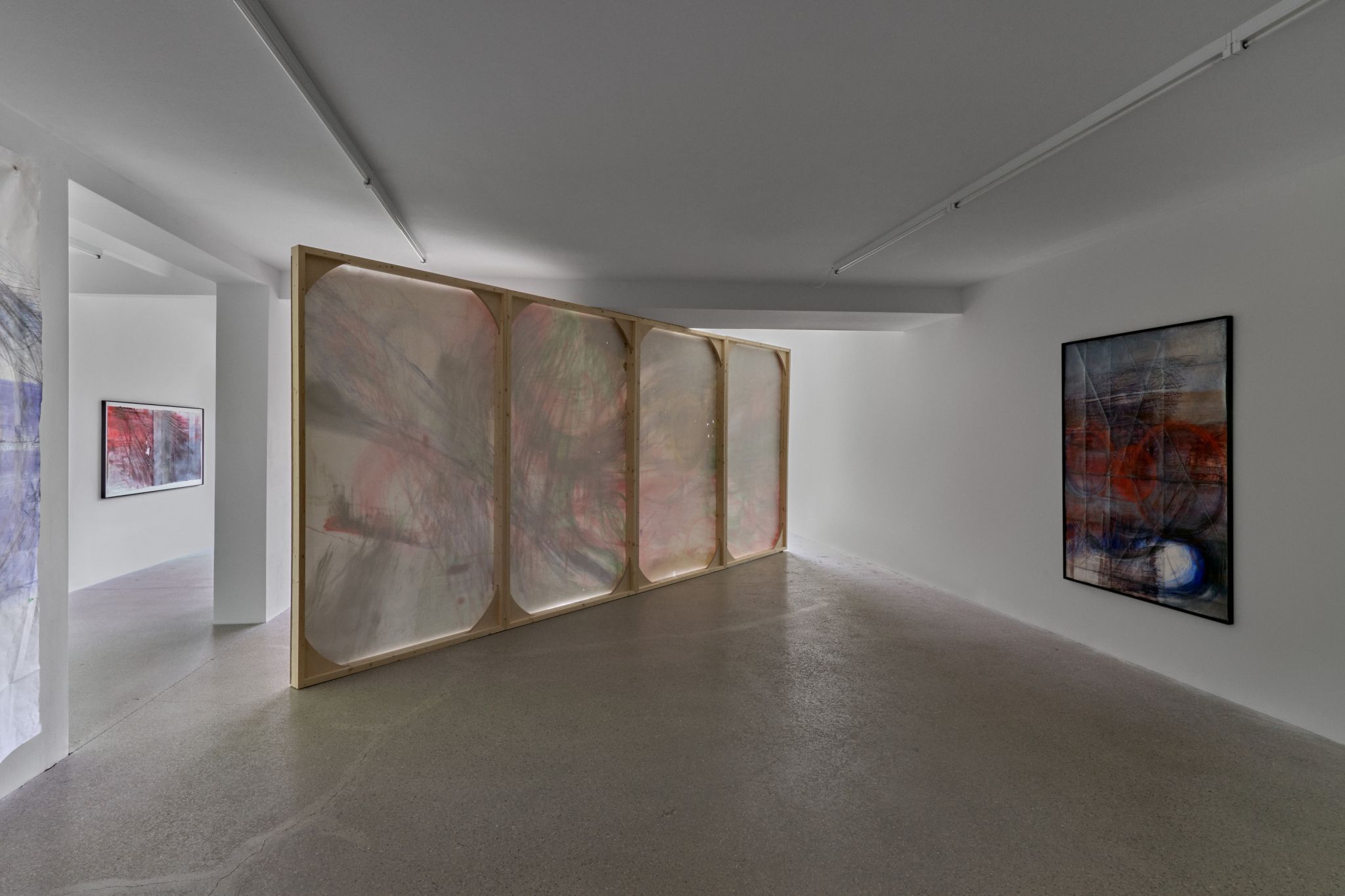 Installation view, Maria VMier, Bilder, Deborah Schamoni, 2025