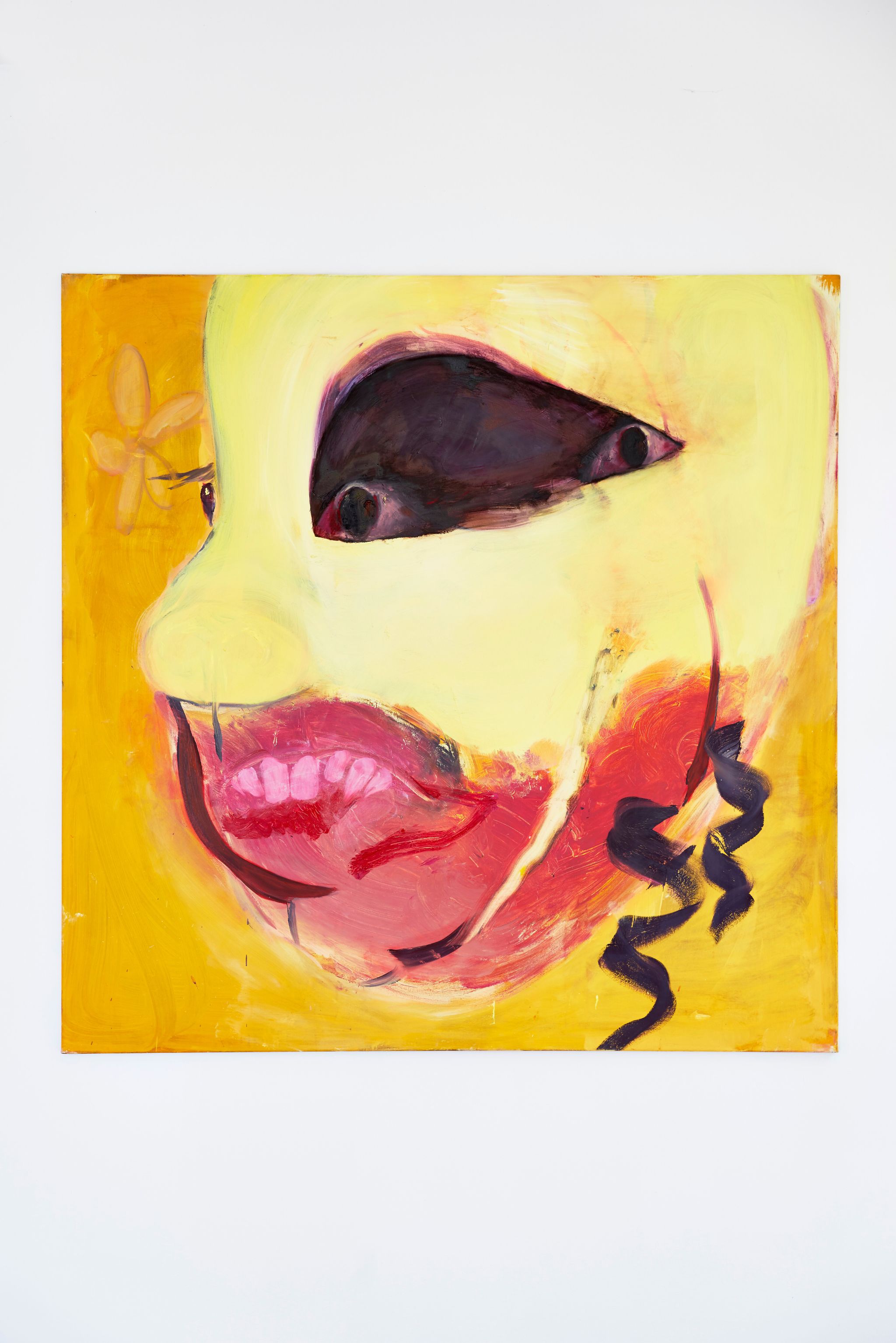 Aileen Murphy, Tear Tight, 2016, Oil on canvas, 140 ⁠× ⁠140 ⁠⁠cm