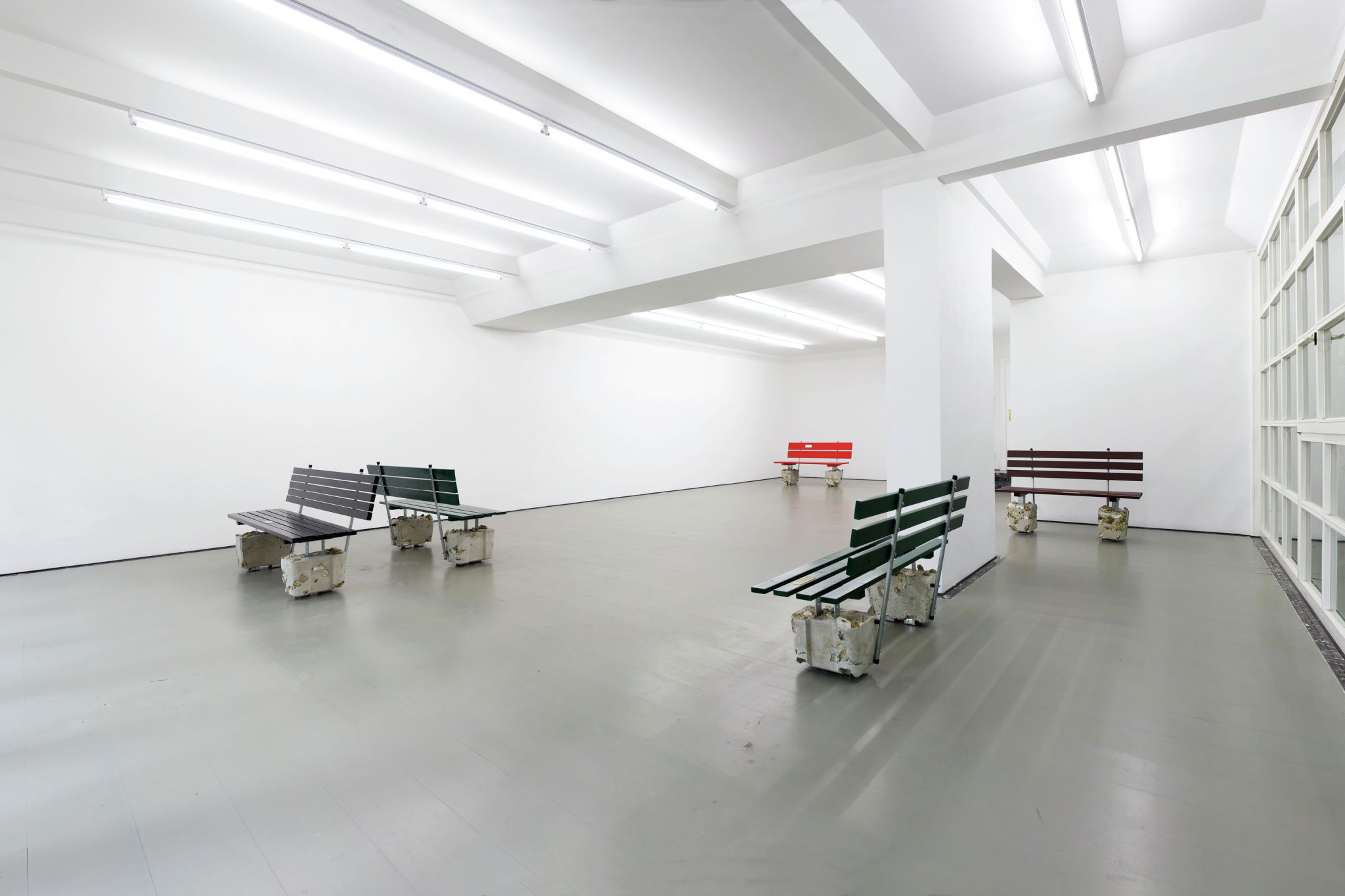 Installation view, Gerry Bibby, Passing Place, Deborah Schamoni, 2014