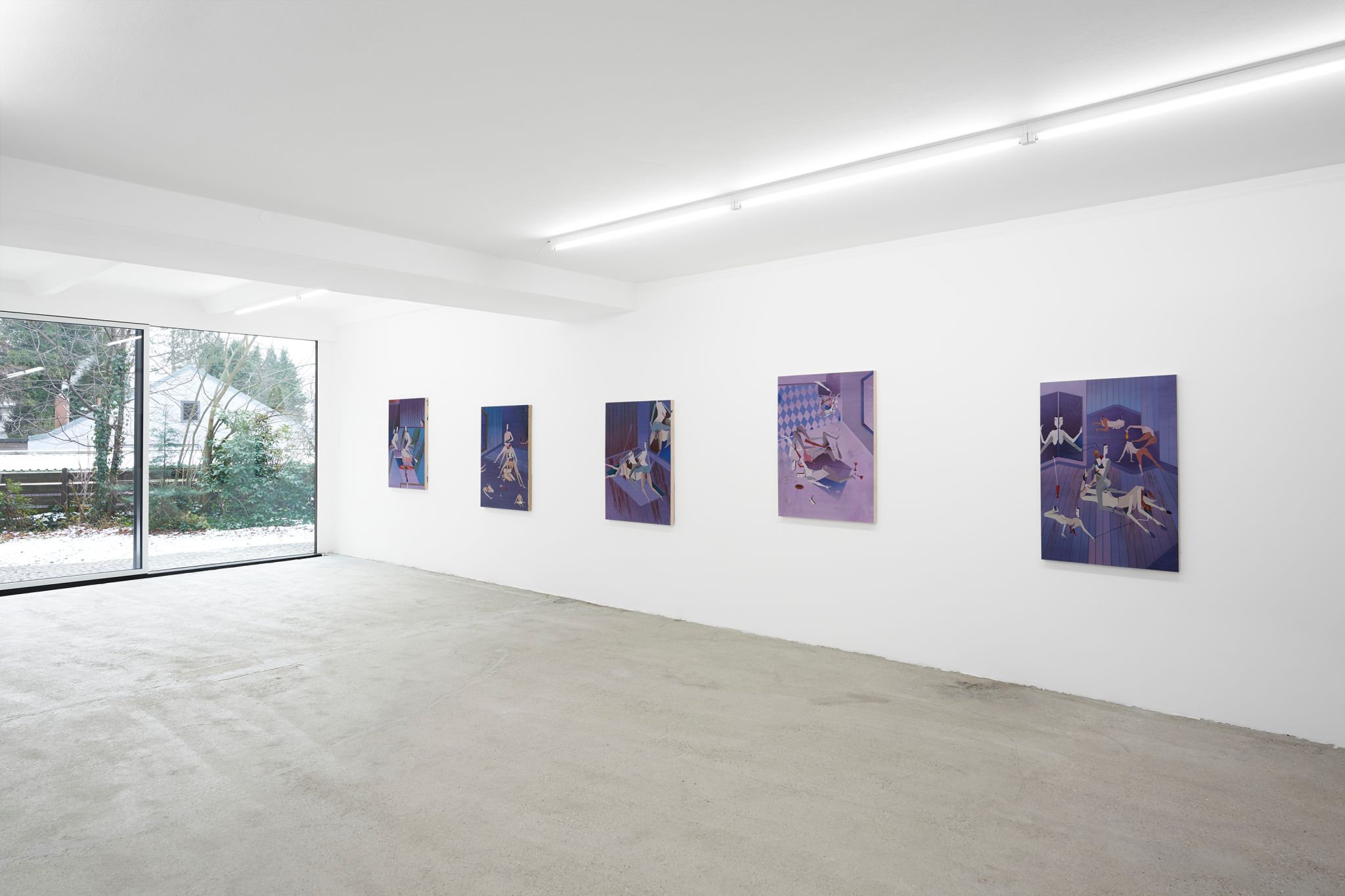 Installation view, Maryam Hoseini, Promise To Be Good, Deborah Schamoni, 2021