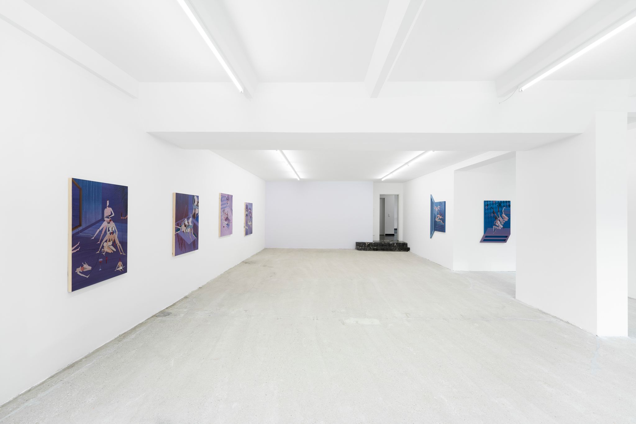 Installation view, Maryam Hoseini, Promise To Be Good, Deborah Schamoni, 2021