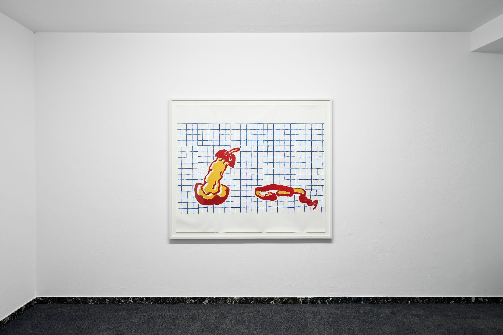 Judith Hopf, Rest, 2021, Screenprint on paper, 127.5 ⁠× ⁠147.5 ⁠× ⁠4 ⁠⁠cm