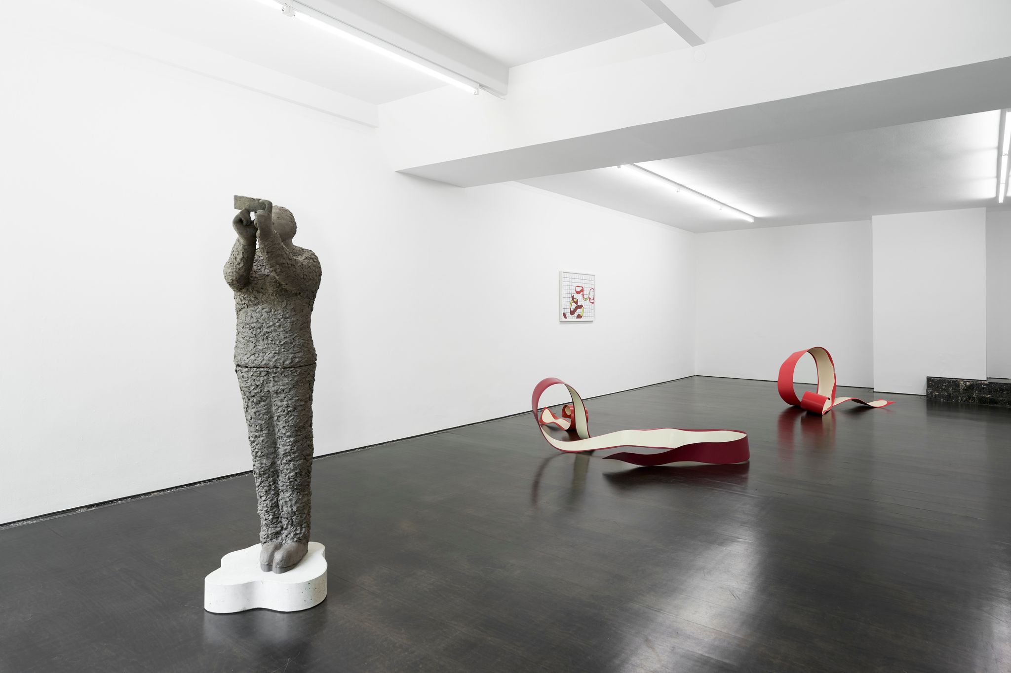 Installation view, Judith Hopf, Rest, Deborah Schamoni, 2021