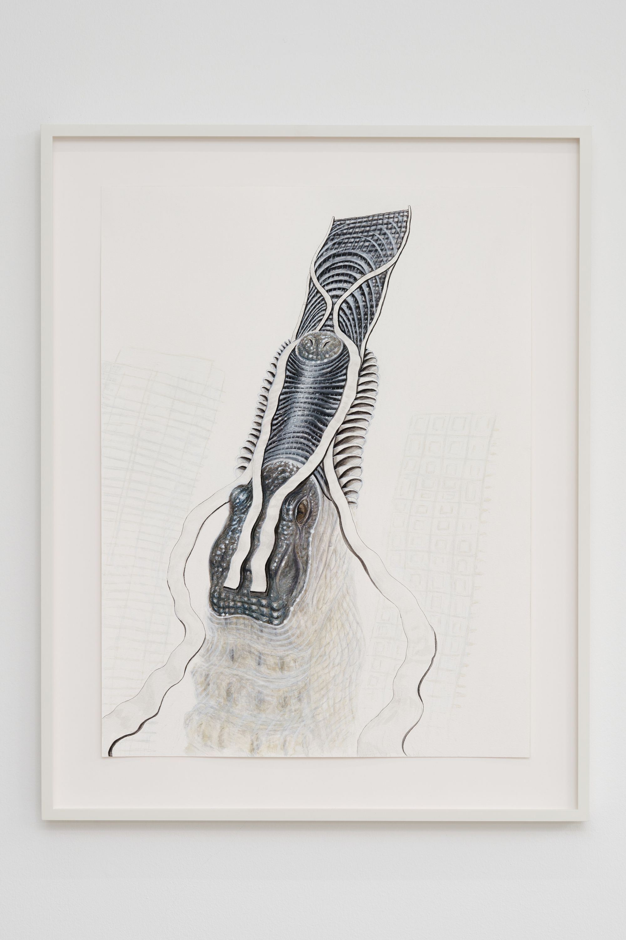 Jonathan Penca, Znout, 2024, Watercolor, ink, pencil on paper, 74 ⁠× ⁠59 ⁠⁠cm