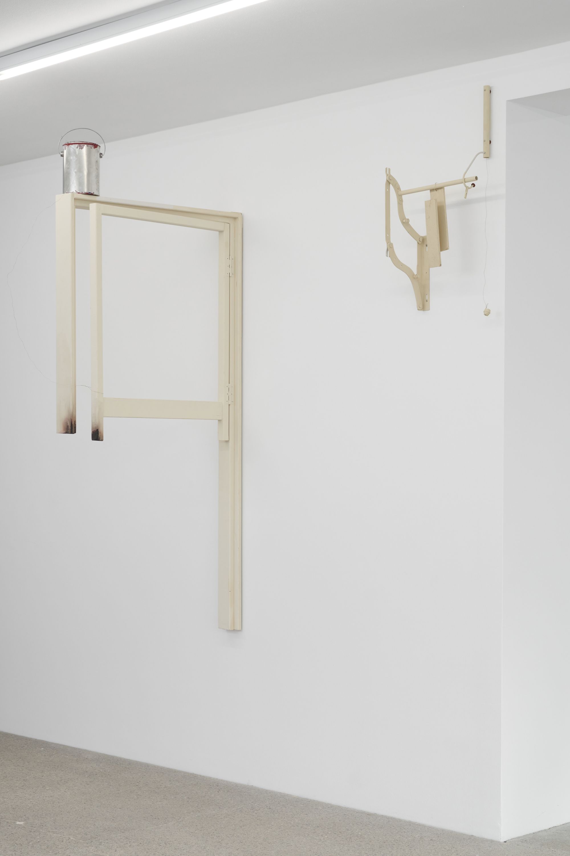Installation view, Tomaso De Luca, Some Borrowed Time, Deborah Schamoni, 2023