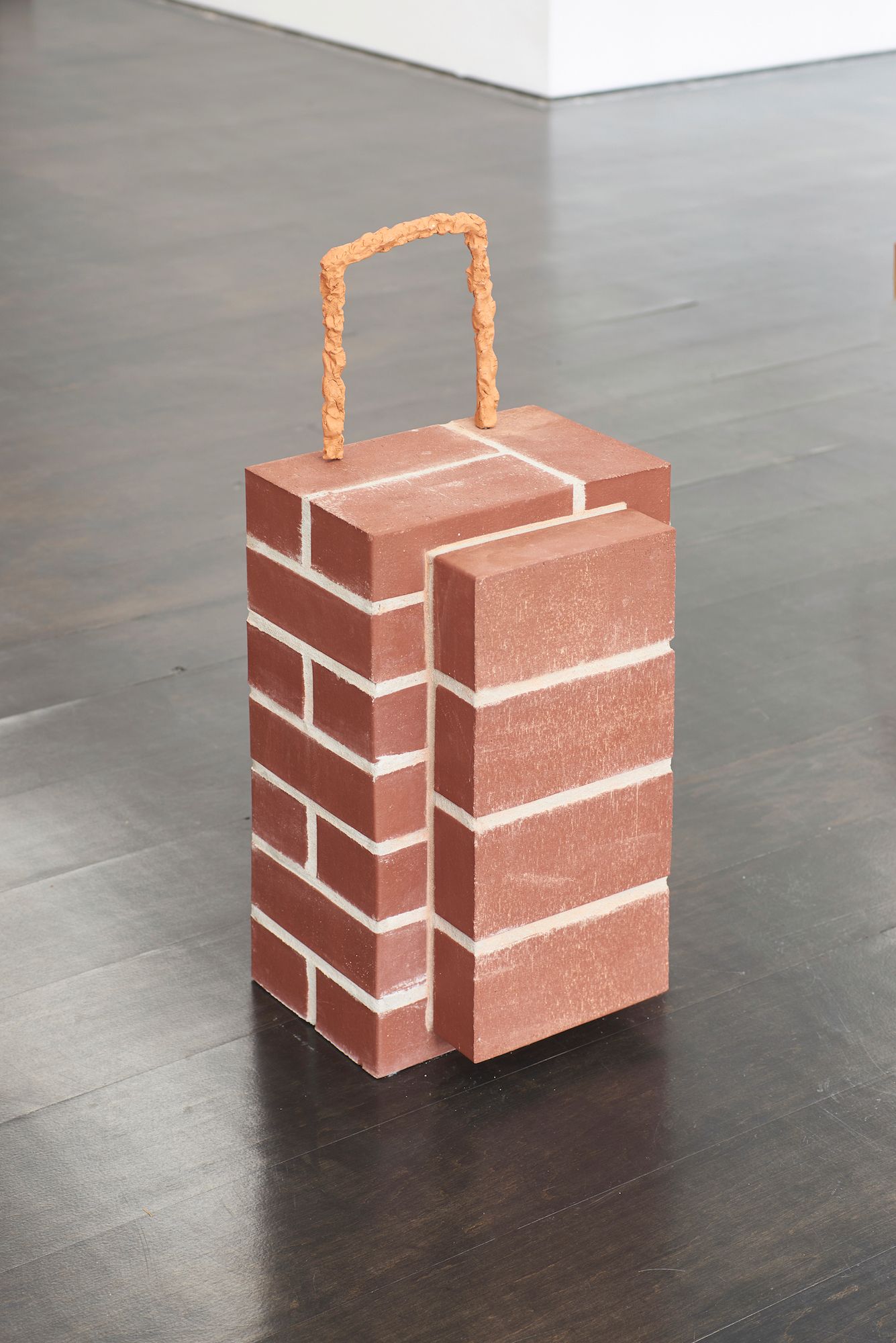 Judith Hopf, Rollkoffer 1, 2016, Bricks, cement, clay, 49 ⁠× ⁠24 ⁠× ⁠63 ⁠⁠cm