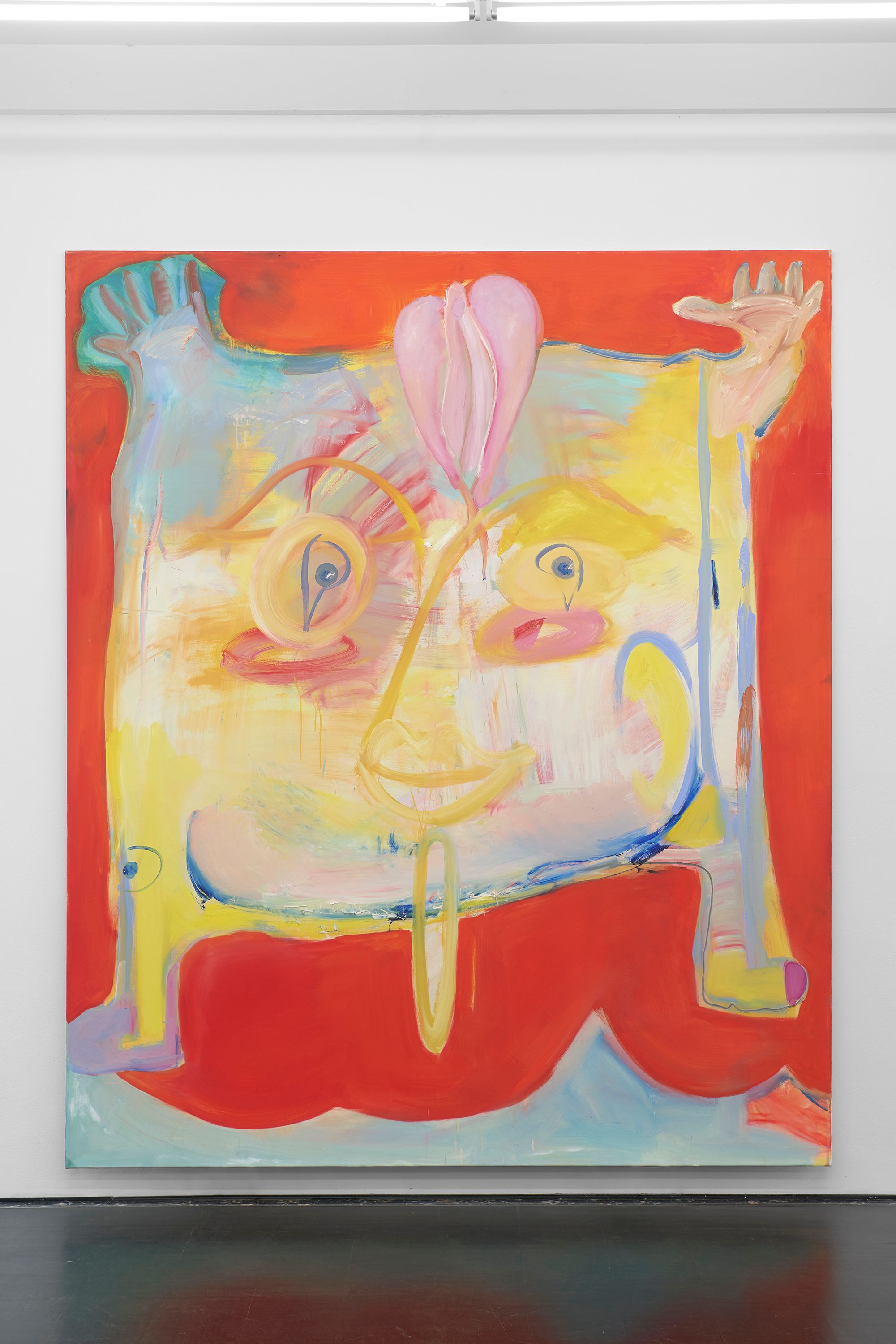 Aileen Murphy, Gauntlet, 2018, Oil on canvas, 240 ⁠× ⁠200 ⁠⁠cm