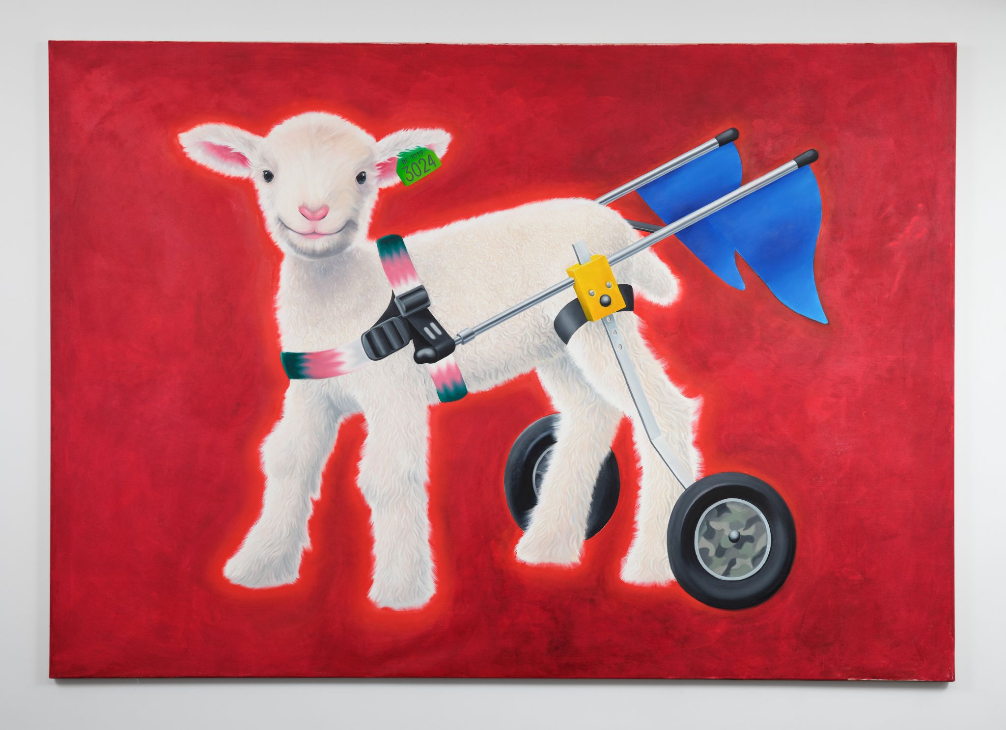 Nicholas Stewens, Oh Boy!, 2021, Oil on stretched cotton, 190 ⁠× ⁠270 ⁠⁠cm